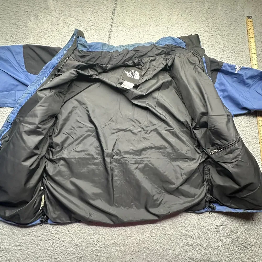 Vintage 2006 The North Face Mountain Hyvent Parka Jacket Mens Large Blue Hooded